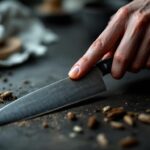 Korrekt greb om kokkeknivens skaft