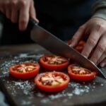 Aeggets holdbarhed demonstreret med tomater
