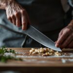Filetknivens fleksibilitet demonstreres