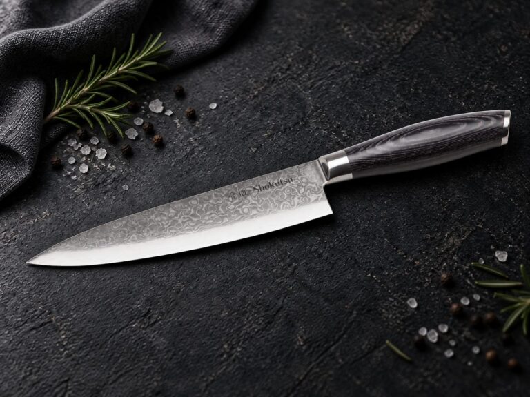 Shokutsū Gyuto kokkekniv i damaskusstål